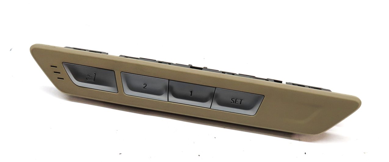 Thumbnail 3: 2016 BMW 750i G11 FRONT RIGHT PASSENGER SEAT MEMORY SWITCH BUTTON PANEL (BEIGE)