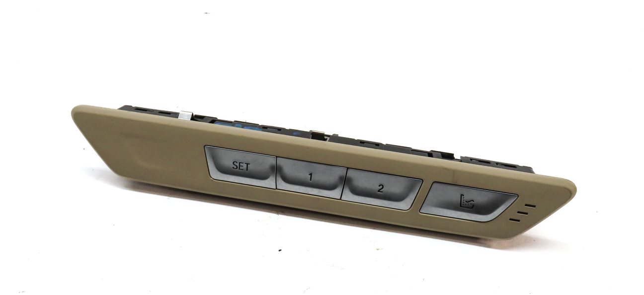 2016 BMW 750i G11 REAR LEFT DRIVER SIDE SEAT MEMORY SWITCH BUTTON PANEL (BEIGE)