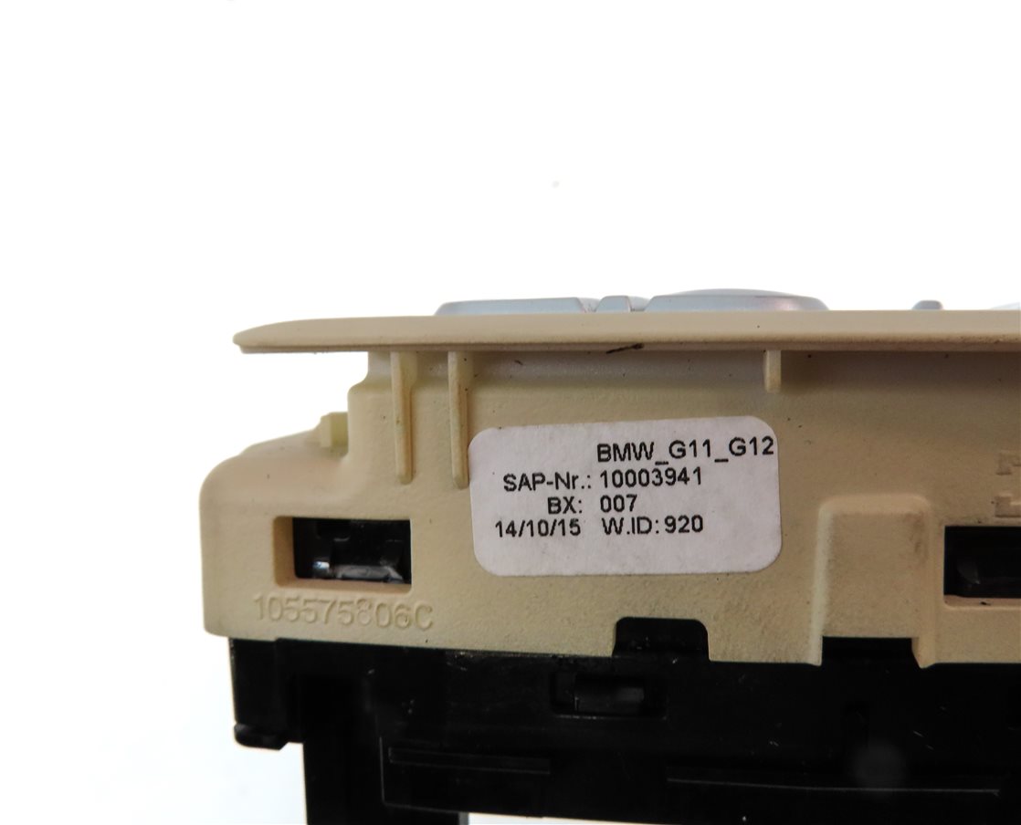 Thumbnail 7: 2016 BMW 750i (G11) REAR RIGHT DOOR SUNSHADE SUN SHADE WINDOW SWITCH (BEIGE)