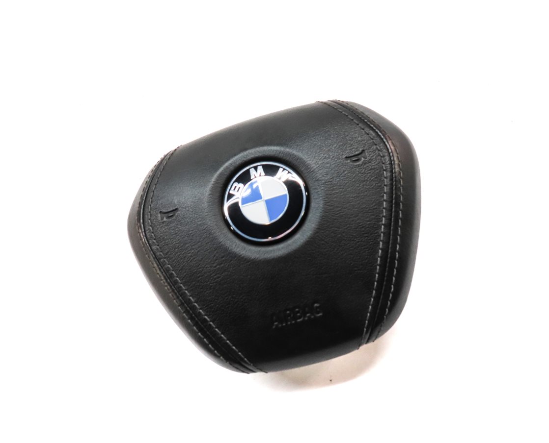 Thumbnail 3: 2016-2021 BMW 7 SERIES (G11) 3 SPOKE SPORT STEERING WHEEL AIRBAG AIR BAG (Black)