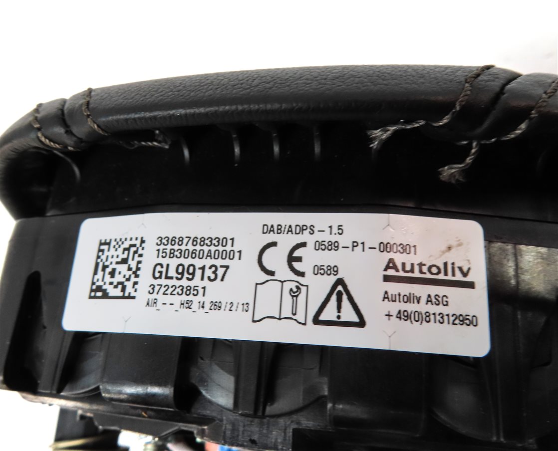 Thumbnail 6: 2016-2021 BMW 7 SERIES (G11) 3 SPOKE SPORT STEERING WHEEL AIRBAG AIR BAG (Black)