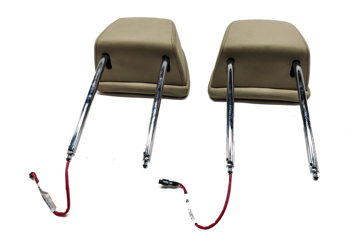 Thumbnail 6: 16-22 BMW 7 SERIES (G11) FRONT LEFT & RIGHT COMFORT ACTIVE SEAT HEADREST (Beige)