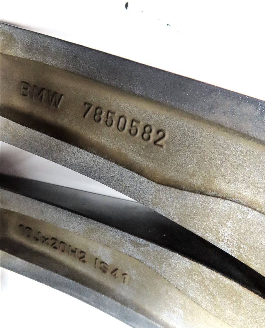 Thumbnail 11: 16-20 BMW 6GT 7 (G32 G11) 20x10 5 DOUBLE TWIN 10 SPOKE ALUMINUM ALLOY WHEEL RIM