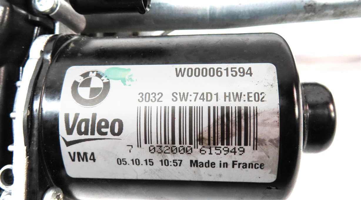 Thumbnail 8: 16-21 BMW 5 M5 7 (G30 G11) FRONT WINDSHIELD WIPER MOTOR & TRANSMISSION LINKAGE