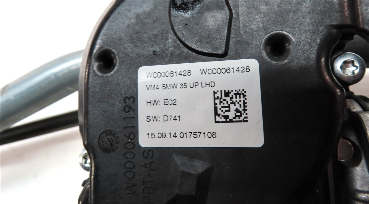 Thumbnail 9: 16-21 BMW 5 M5 7 (G30 G11) FRONT WINDSHIELD WIPER MOTOR & TRANSMISSION LINKAGE