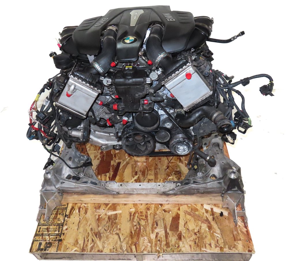 Thumbnail 9: 2016-2019 BMW 750i (G11) 4.4L TURBO (N63R) V8 445 HP ENGINE ASSEMBLY (137k)