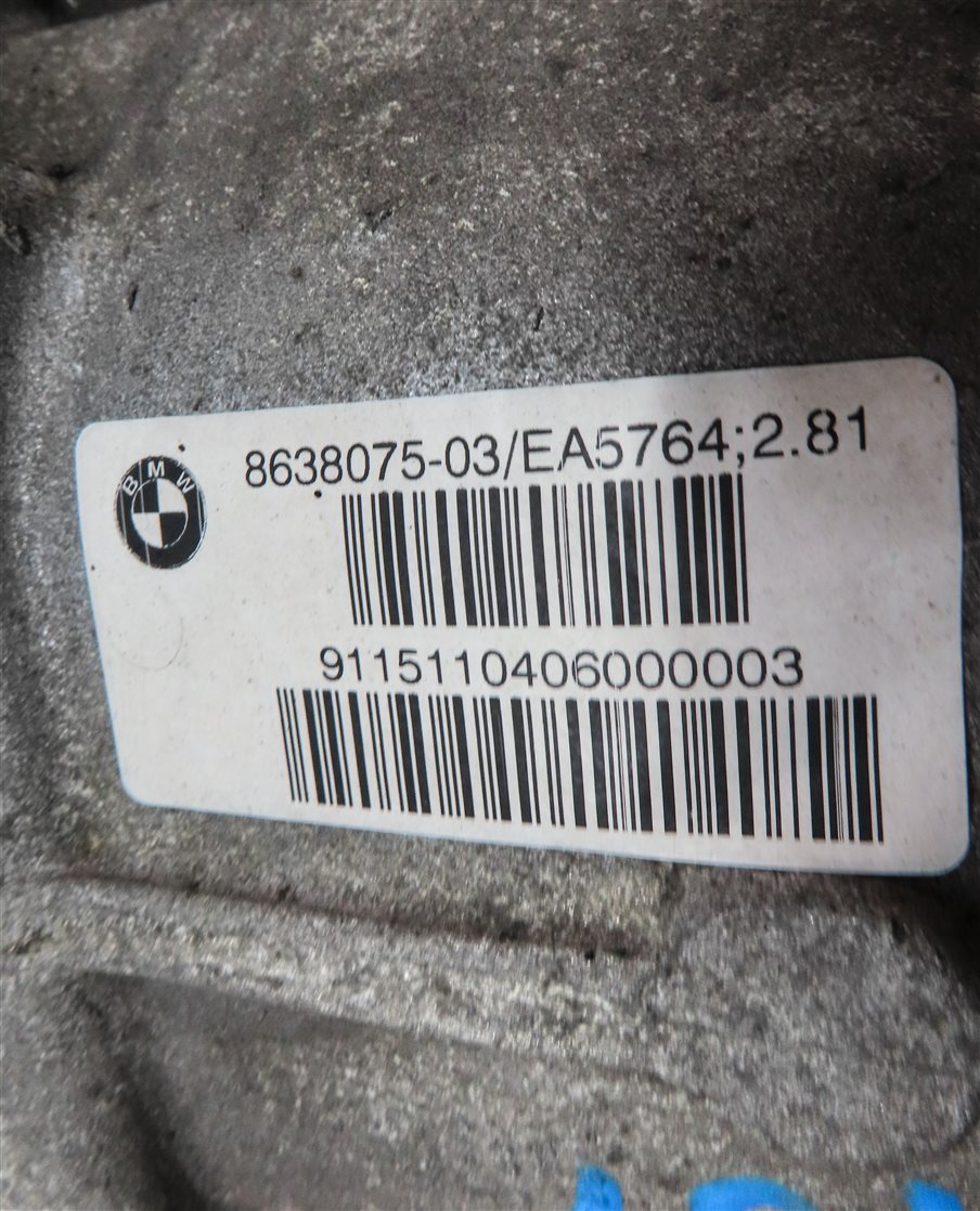Thumbnail 8: 16-20 BMW 750i 760i (G11) 4.4L 6.6L REAR DIFFERENTIAL GEAR CARRIER (2.81 RATIO)
