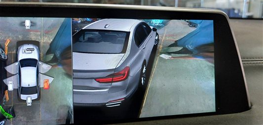 Thumbnail 3: 16-17 BMW 7 (G11) RIGHT DOOR MIRROR PFOLD HEAT AUTODIM BLIND CAMERA MEM (White)