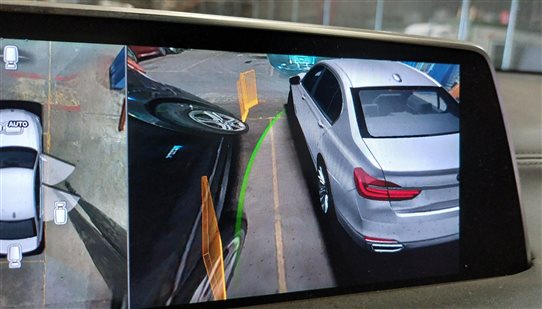 Thumbnail 3: 16-21 BMW 7 (G11) LEFT DOOR MIRROR PFOLD HEAT AUTODIM BLIND CAMERA MEM (White)