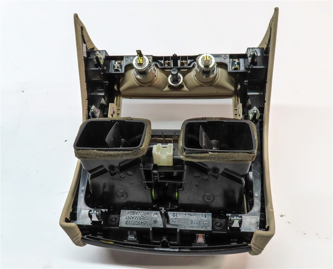 Thumbnail 6: 2016 BMW 750i (G11) REAR CENTER CONSOLE HVAC A/C HEATER AIR VENT w/ TRIM (BEIGE)