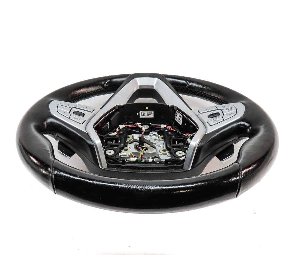 Thumbnail 4: 16-19 BMW 7 SERIES (G11) 3 SPOKE SPORT STEERING WHEEL (Black) w/ SWITCH BUTTONS