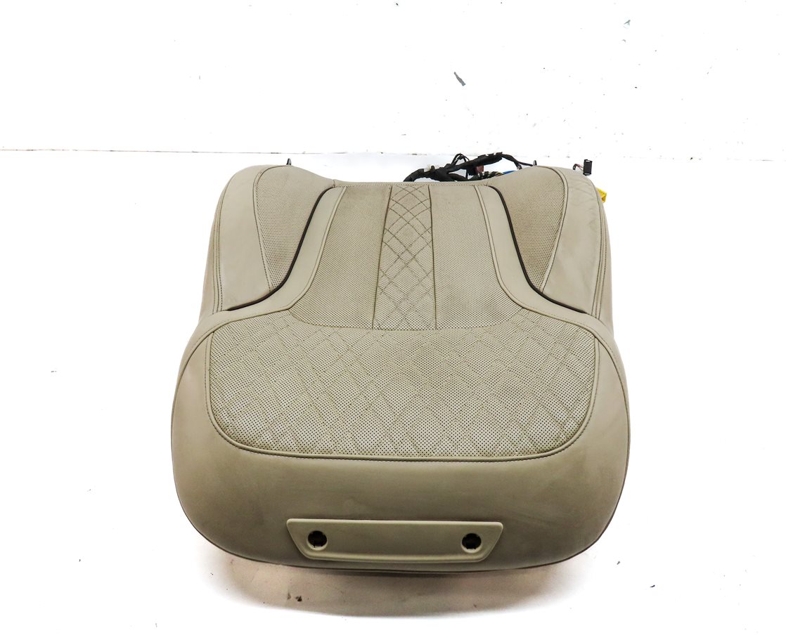 Thumbnail 4: 2016 BMW 750i (G11) FRONT LEFT UPPER HEATED COOLED COMFORT SEAT CUSHION (BEIGE)