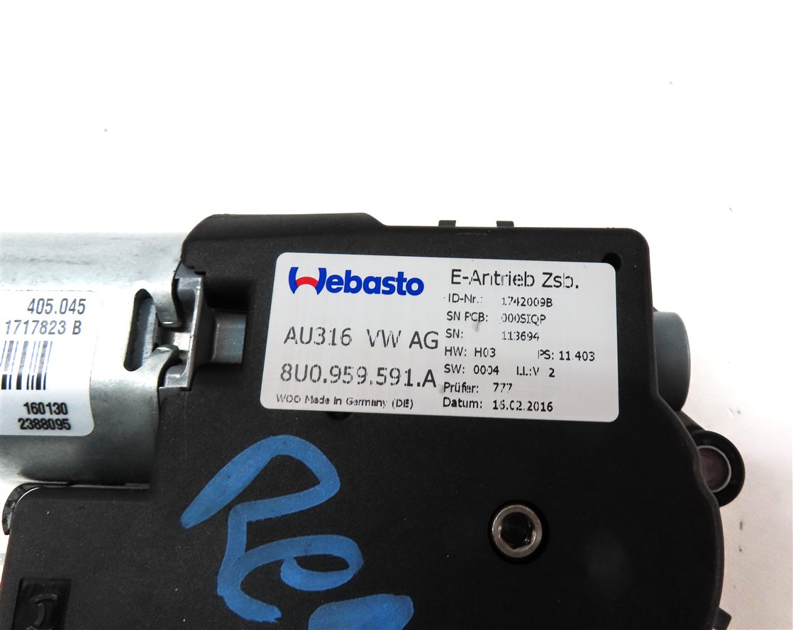 Thumbnail 6: 2015-2018 AUDI Q3 (8U) SUNROOF SUN ROOF WINDOW MOTOR