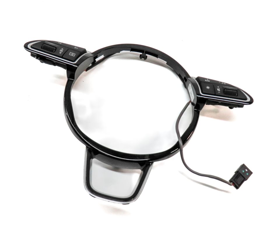 2016 AUDI Q3 (8U) FRONT LEFT STEERING WHEEL SWITCH BUTTON & TRIM SET