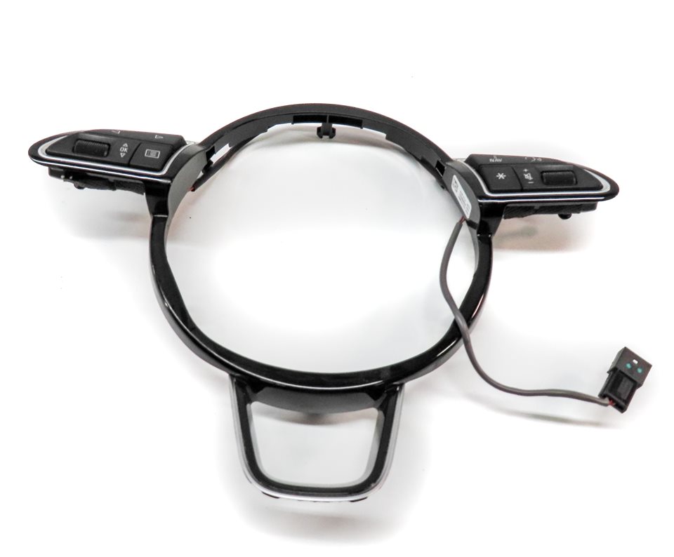 Thumbnail 2: 2016 AUDI Q3 (8U) FRONT LEFT STEERING WHEEL SWITCH BUTTON & TRIM SET
