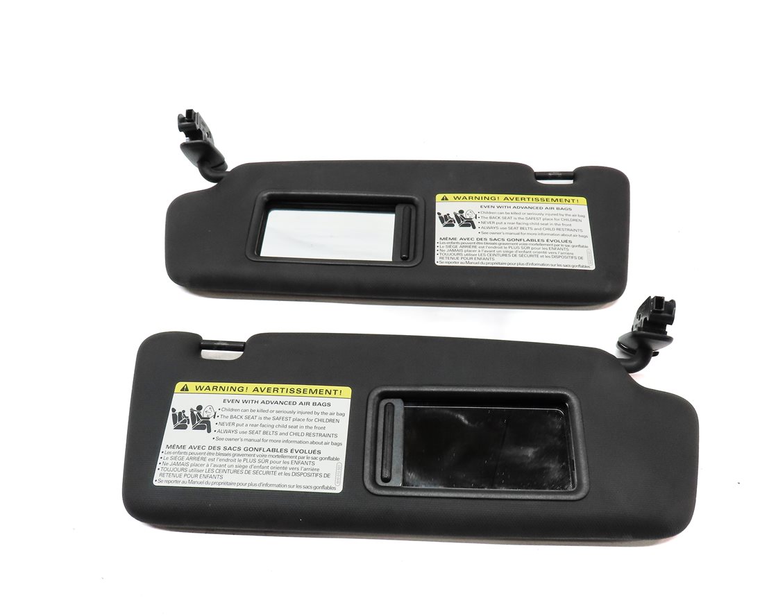 Thumbnail 4: 2015-2023 AUDI Q3 (8U) FRONT LEFT & RIGHT SUNVISOR SUN VISOR SET-2 (Black)