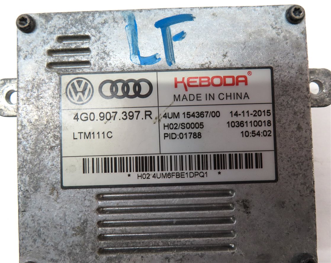 Thumbnail 4: 2016 AUDI Q3 (8U) FRONT LEFT DRIVER HEADLIGHT HEAD LIGHT LAMP XENON BALLAST