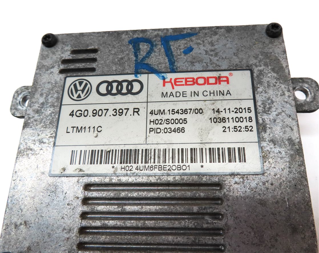 Thumbnail 4: 2016 AUDI Q3 (8U) FRONT RIGHT PASSENGER HEADLIGHT HEAD LIGHT LAMP XENON BALLAST
