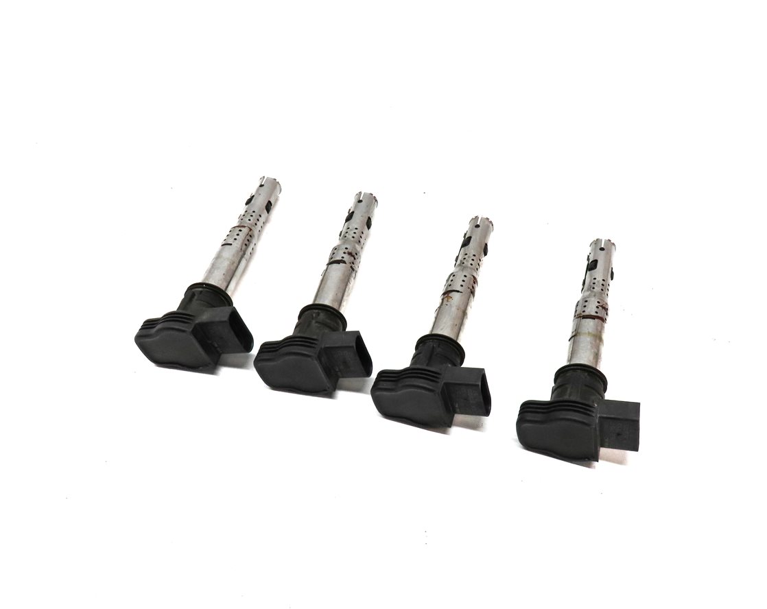 07-17 AUDI A3 A4 S4 A5 S5 A6 Q3 Q5 R8 TT BEETLE JETTA - 2.0L IGNITION COIL SET 4