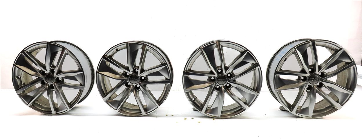2015-2016 AUDI Q3 (8U) 18x7 INCH 5 V SPOKE ALUMINUM ALLOY WHEEL RIM SET 4