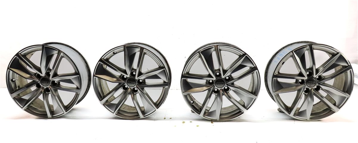 Thumbnail 2: 2015-2016 AUDI Q3 (8U) 18x7 INCH 5 V SPOKE ALUMINUM ALLOY WHEEL RIM SET 4