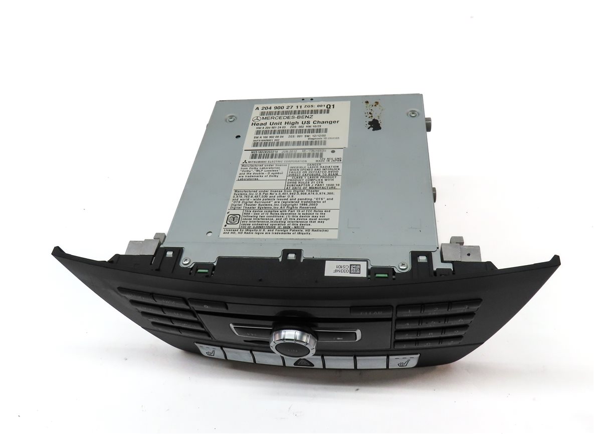 Thumbnail 4: 2013 MERCEDES C-CLASS (W204) AM/FM RADIO STEREO NAVIGATION CD RECEIVER HEAD UNIT