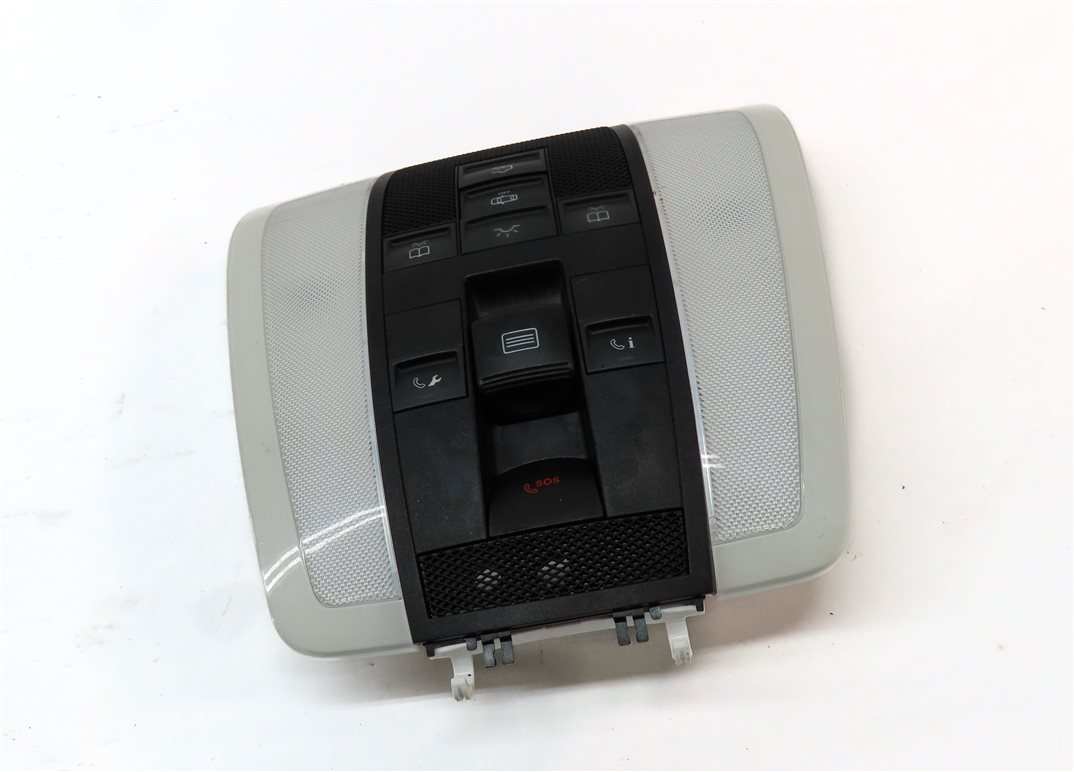 Thumbnail 3: 2013 MERCEDES C250 (W204) FRONT OVERHEAD DOME LIGHT LAMP w/SWITCHES (BLACK)