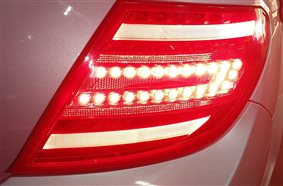 Thumbnail 2: 12-15 MERCEDES BENZ C250 C300 C350 (W204) RIGHT PASSENGER TAILLIGHT BRAKE LIGHT