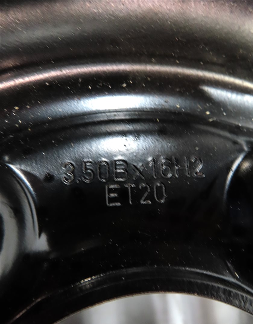 Thumbnail 6: 08-13 MERCEDES C230 C250 C300 C350 (W204) 16x3-1/2 ROADSIDE SPARE TIRE WHEEL RIM