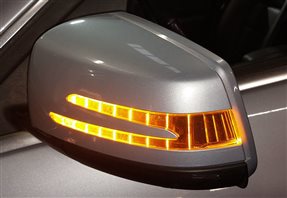 Thumbnail 2: 2012-2015 MERCEDES C250 (W204) LEFT HEATED MEMORY AUTODIM DOOR MIRROR (SILVER)