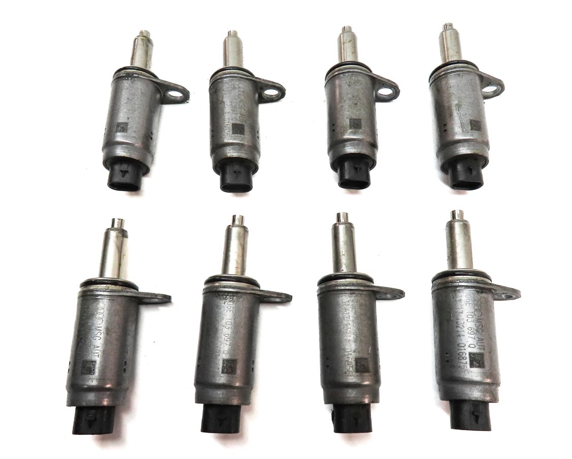 Thumbnail 2: 2018 AUDI A3 (8V) 2.0L TURBO (CZRA) ENGINE CAMSHAFT ADJUSTER SOLENOID SET/8
