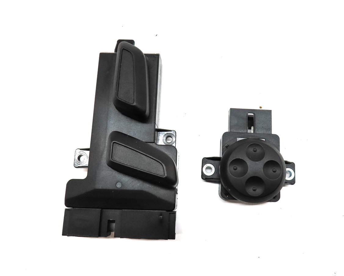 Thumbnail 2: 2018 AUDI A3 (8V) FRONT LEFT DRIVER SEAT POSITION LUMBAR ADJUST SWITCH (BLACK)