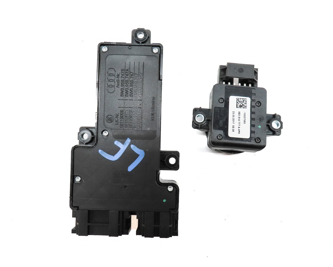 Thumbnail 3: 2018 AUDI A3 (8V) FRONT LEFT DRIVER SEAT POSITION LUMBAR ADJUST SWITCH (BLACK)