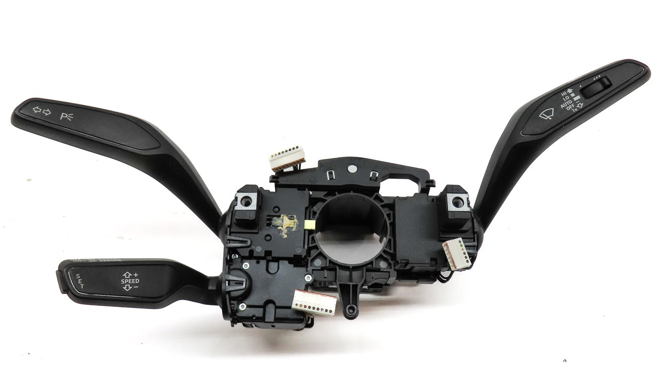 Thumbnail 2: 17-19 AUDI A3 S3 RS3 8V STEERING COLUMN WIPER BLINKER CRUISE COMBINATION SWITCH