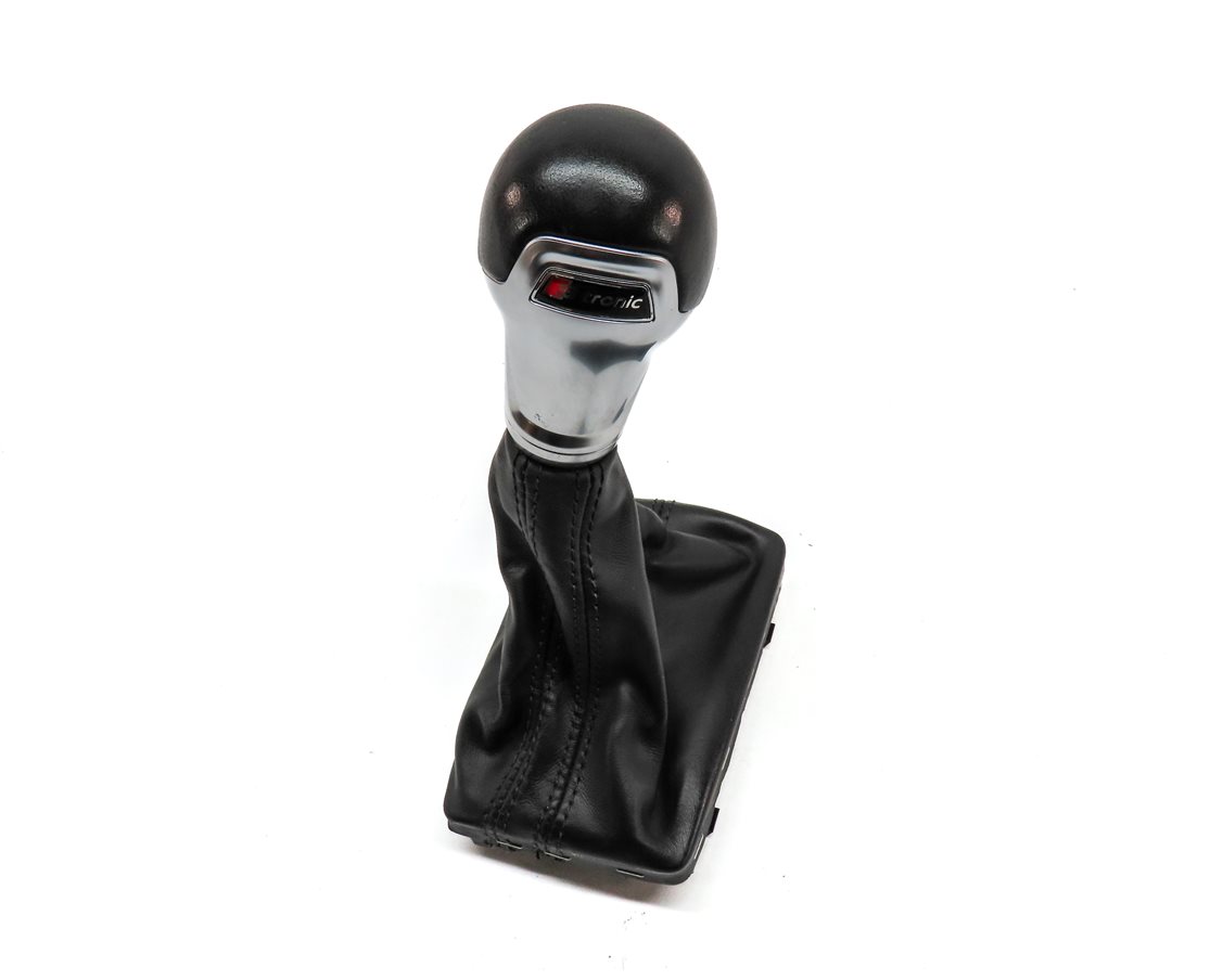 Thumbnail 2: 2018 AUDI A3 (8V) FRONT LEFT DRIVER SHIFT SHIFTER HANDLE KNOB w/ BOOT (BLACK)