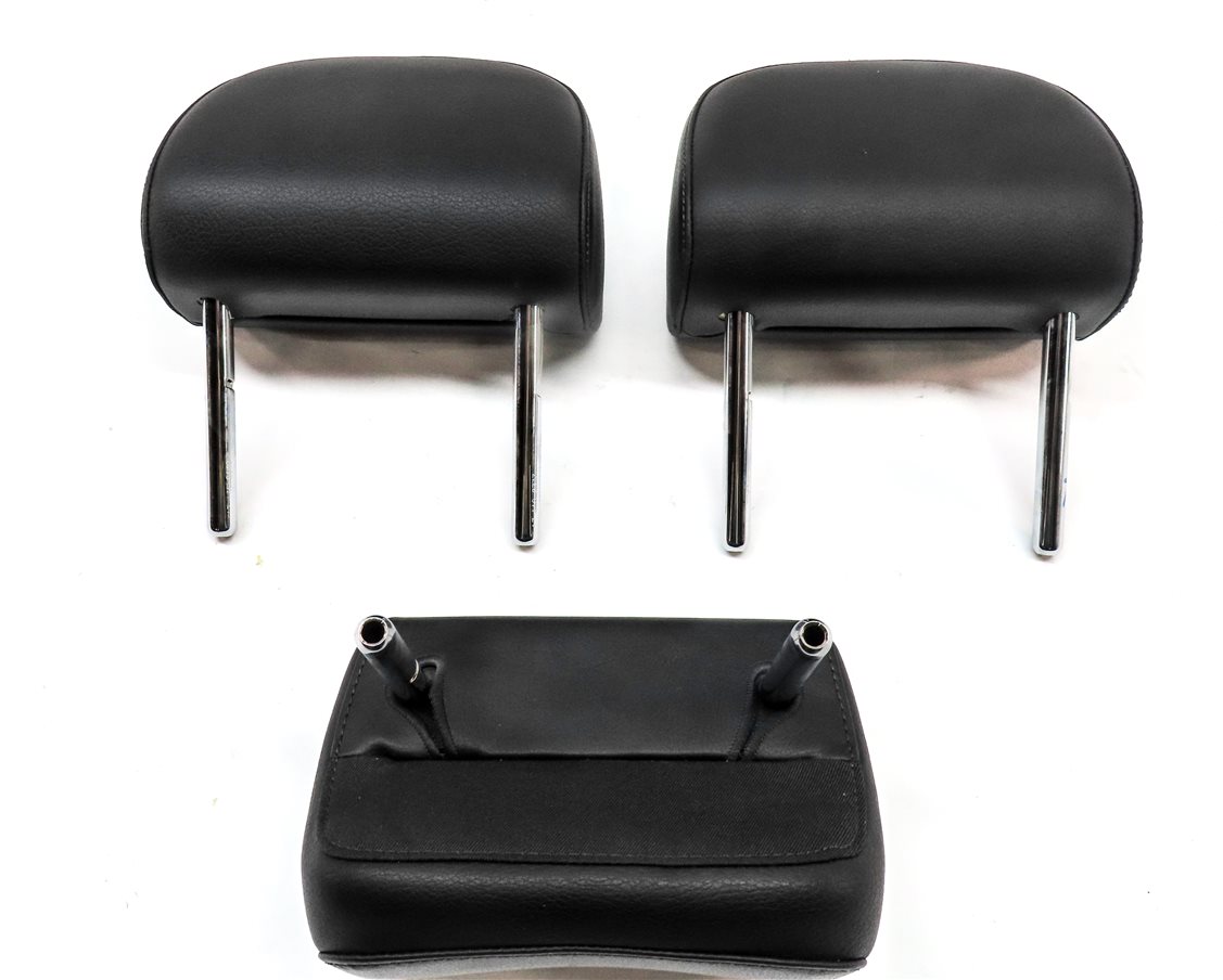 Thumbnail 3: 2015-2020 AUDI A3 (8V) REAR SEAT LEFT CENTER & RIGHT HEADREST SET-3 (BLACK)