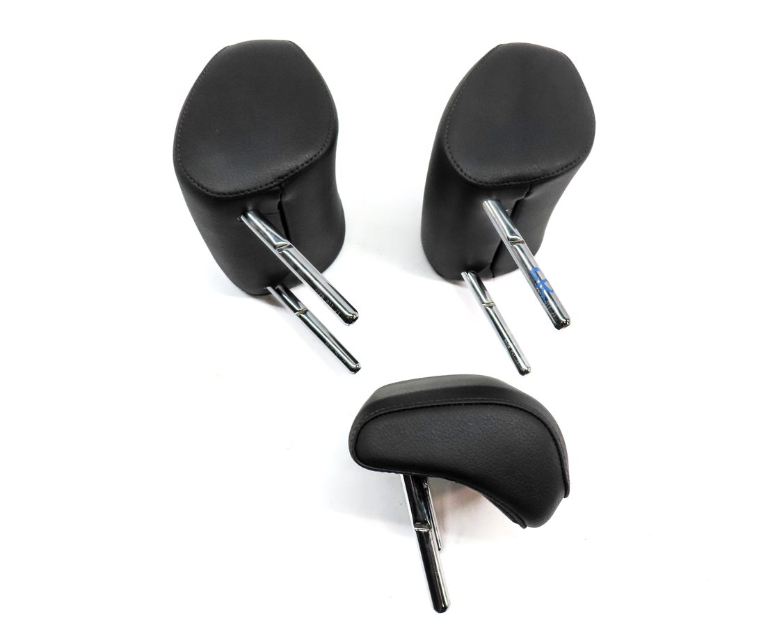 Thumbnail 5: 2015-2020 AUDI A3 (8V) REAR SEAT LEFT CENTER & RIGHT HEADREST SET-3 (BLACK)