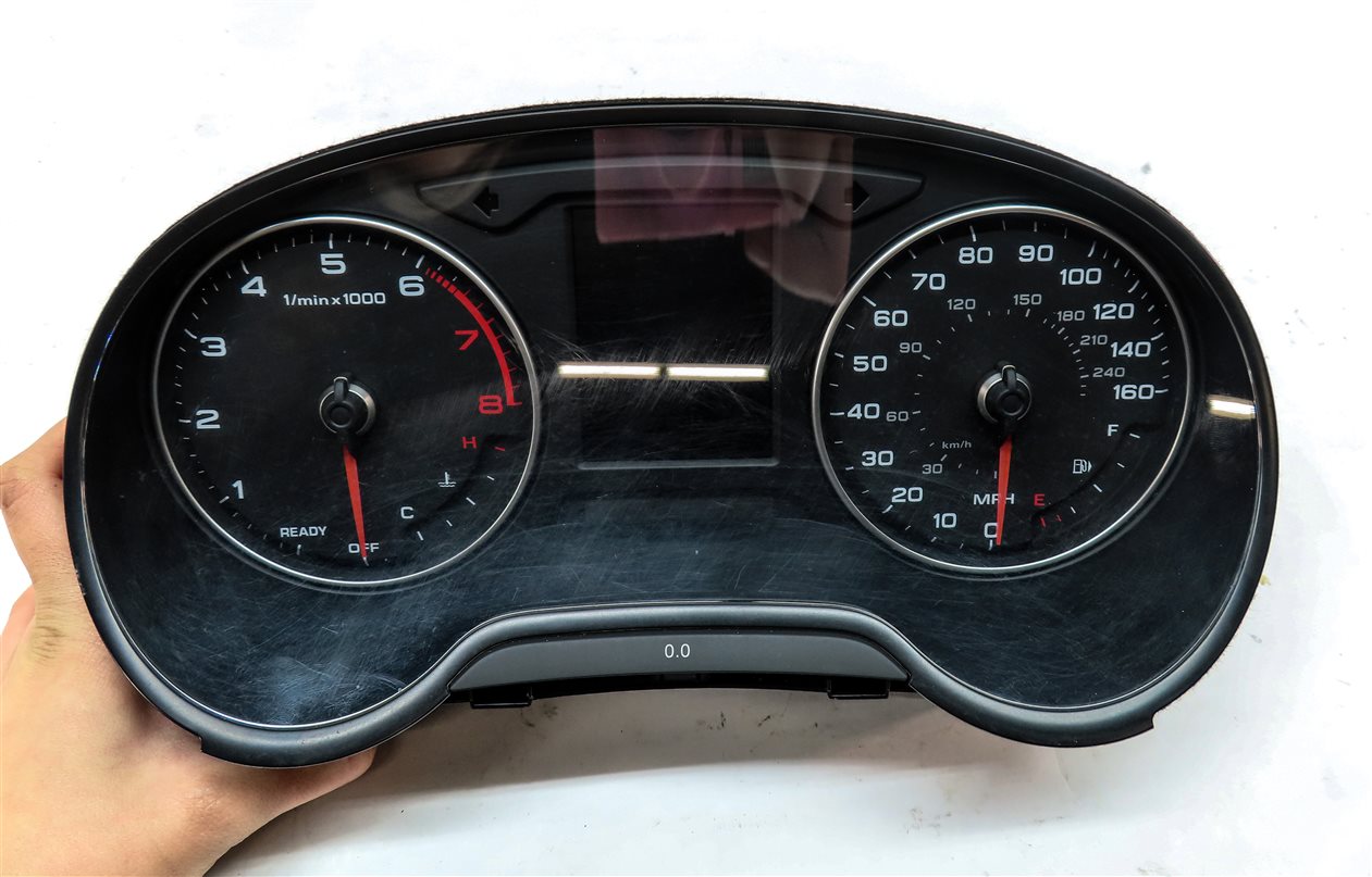 Thumbnail 7: 17-18 AUDI A3 (8V) FRONT DASH SPEEDOMETER INSTRUMENT GAUGE CLUSTER (77k)