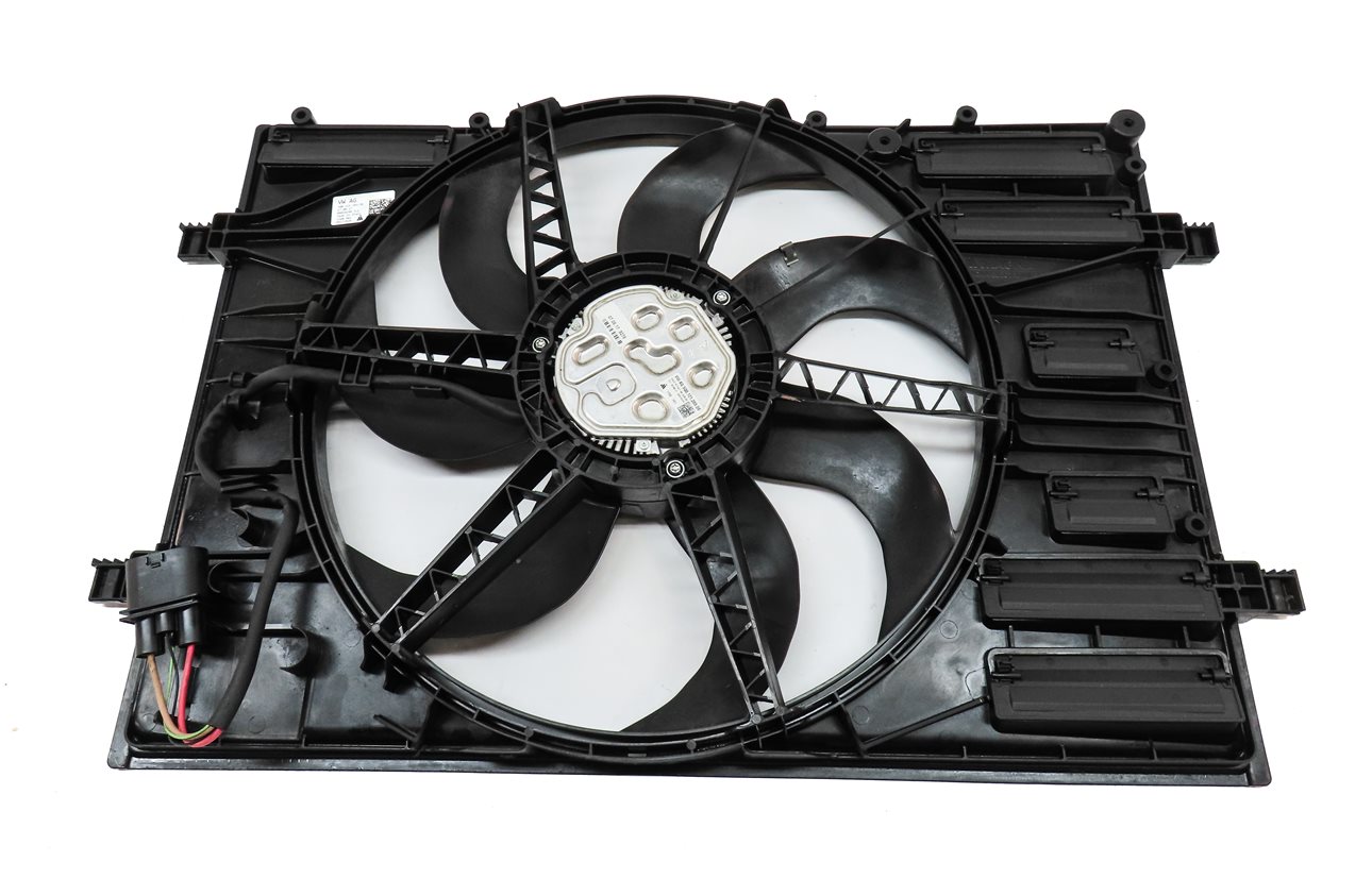 Thumbnail 3: 2017-2019 AUDI A3 (8V) 2.0L TURBO ENGINE RADIATOR COOLING FAN BLADE w/ MOTOR