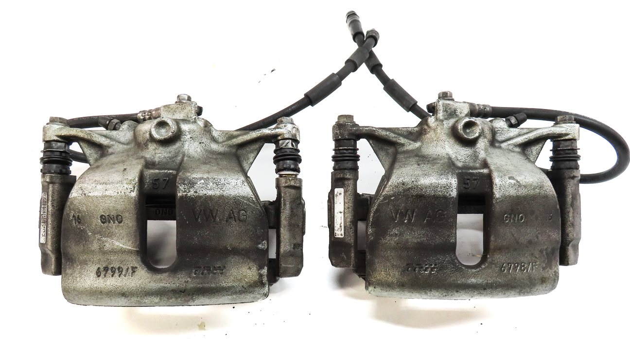 Thumbnail 5: 2015-2017 VW GOLF / AUDI A3 TT (8V MK3) 1.8T 2.0T FRONT DISC BRAKE CALIPER SET
