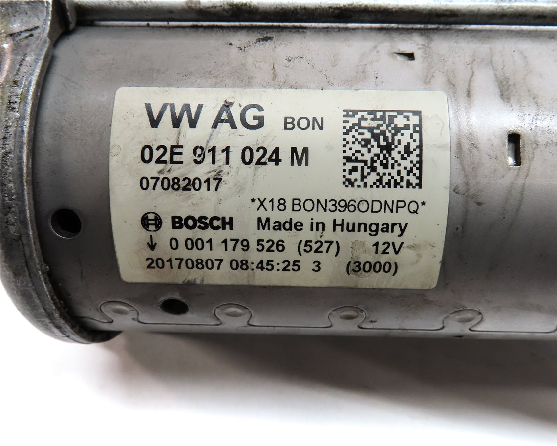 Thumbnail 9: 2017-2019 AUDI A3 (8V) (19 S3 8Y & 19 JETTA GLI) 2.0L TURBO ENGINE STARTER MOTOR