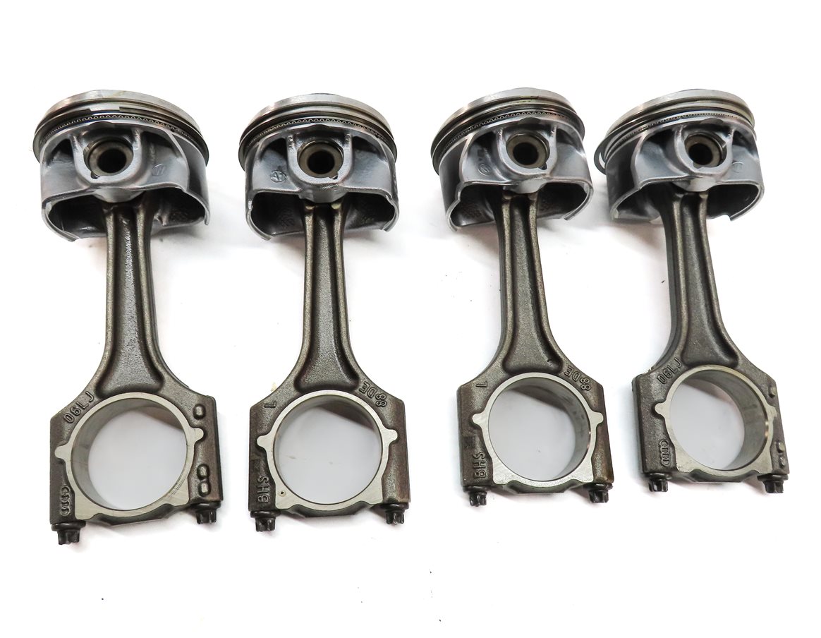 Thumbnail 2: 2017-2020 AUDI A3 (8V) & 2021 Q3 2.0L TURBO ENGINE PISTON & CONNECTING ROD SET 4