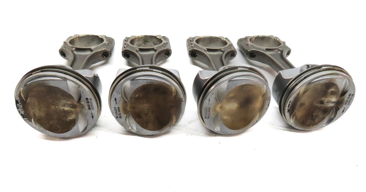 Thumbnail 4: 2017-2020 AUDI A3 (8V) & 2021 Q3 2.0L TURBO ENGINE PISTON & CONNECTING ROD SET 4