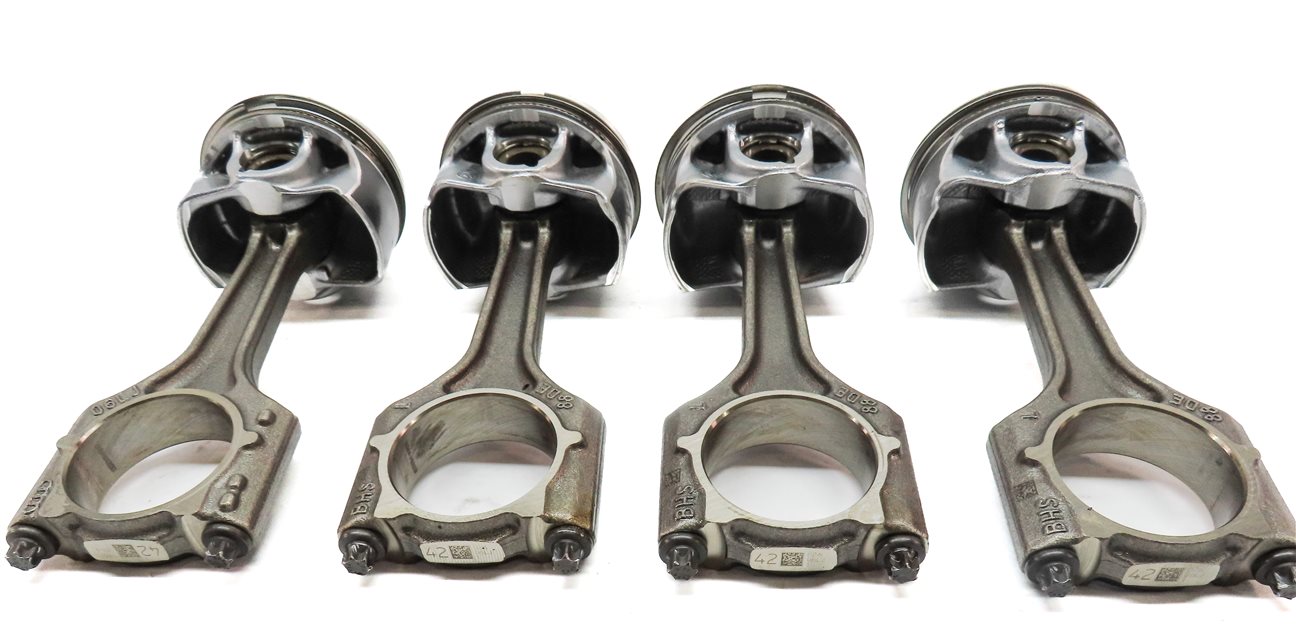 Thumbnail 6: 2017-2020 AUDI A3 (8V) & 2021 Q3 2.0L TURBO ENGINE PISTON & CONNECTING ROD SET 4