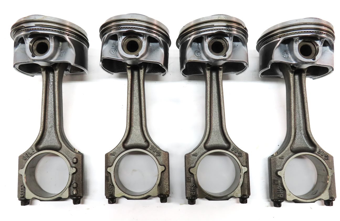 Thumbnail 7: 2017-2020 AUDI A3 (8V) & 2021 Q3 2.0L TURBO ENGINE PISTON & CONNECTING ROD SET 4