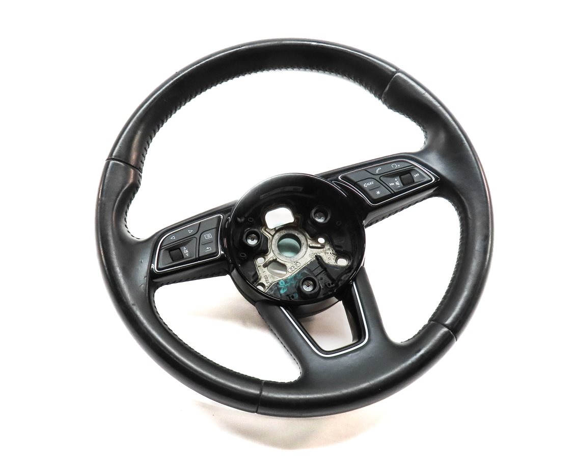 Thumbnail 2: 2017-2020 AUDI A3 S3 (8V 8Y) 3 SPOKE STEERING WHEEL w/ CONTROL SWITCH BUTTONS