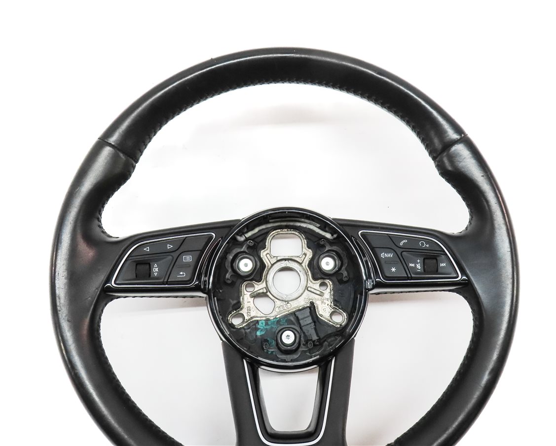 Thumbnail 3: 2017-2020 AUDI A3 S3 (8V 8Y) 3 SPOKE STEERING WHEEL w/ CONTROL SWITCH BUTTONS
