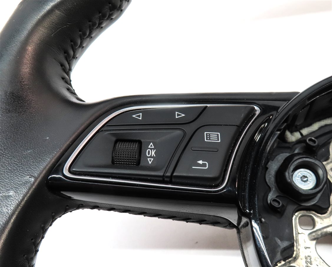 Thumbnail 5: 2017-2020 AUDI A3 S3 (8V 8Y) 3 SPOKE STEERING WHEEL w/ CONTROL SWITCH BUTTONS
