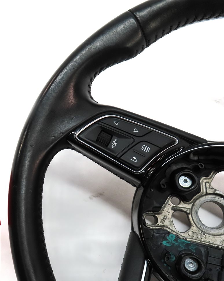 Thumbnail 8: 2017-2020 AUDI A3 S3 (8V 8Y) 3 SPOKE STEERING WHEEL w/ CONTROL SWITCH BUTTONS
