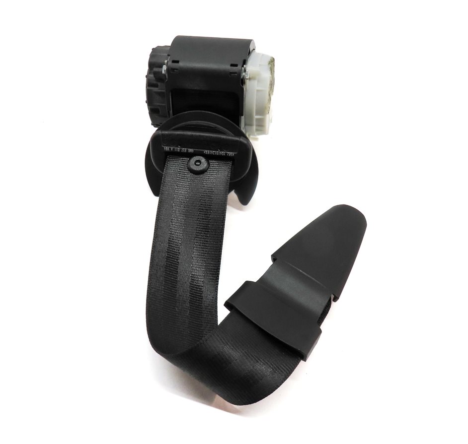 2017 AUDI Q7 (4M) REAR 3RD THIRD ROW LEFT SEAT SEATBELT RETRACTOR (BLACK)